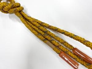 未使用品　正絹　撚り房　手組帯締め